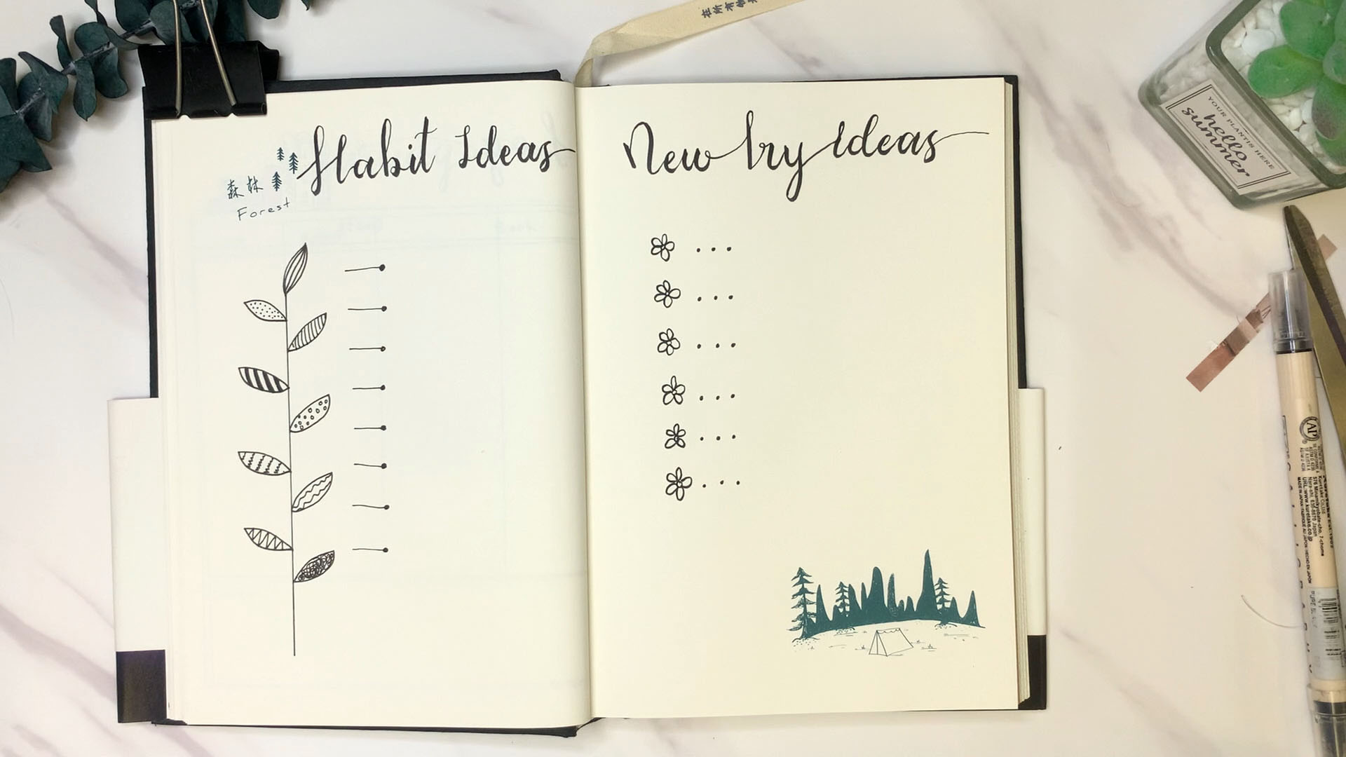 New Try List/新尝试点子 (Bullet Journal/子弹笔记) New Try List/新尝试点子 (Bullet Journal/子弹笔记)