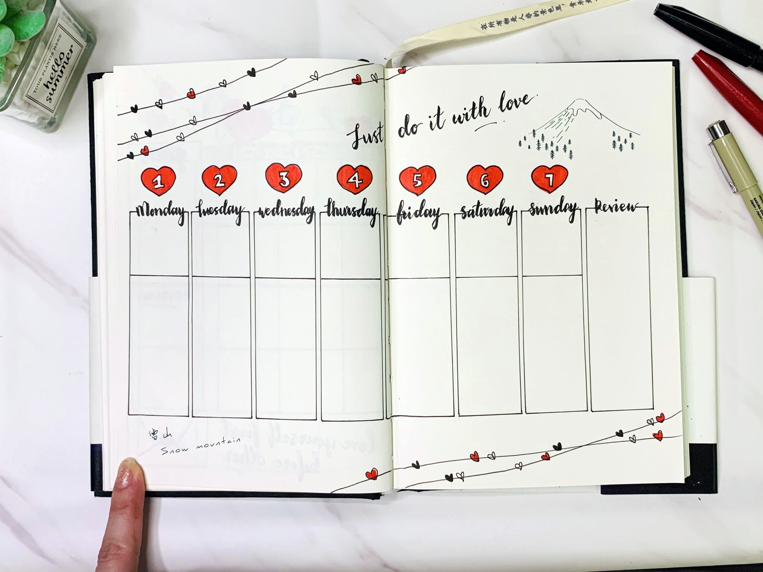 weekly plan/周计划 weekly plan/周计划